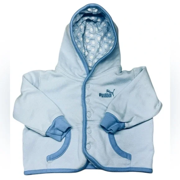 PUMA 🍼 Baby Boys 4-Piece Set – Size 0-3 Months 💙 - Picture 3 of 11